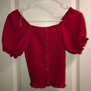 red crop top!
